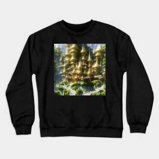 The Grand Temple of Flowers The Empress' Swirling Gardens Parnassus Golden Palace Crewneck Sweatshirt